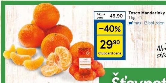 Mandarinky Tesco
