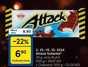 Oplatky Attack Sedita