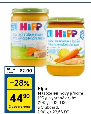 Příkrm masozeleninový Bio HiPP