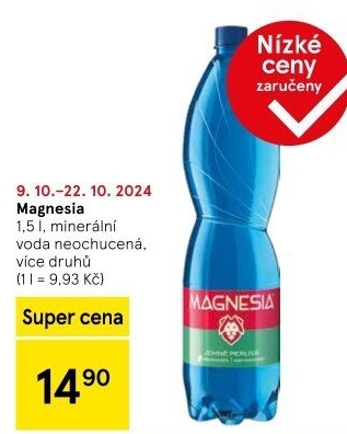 Přírodní voda Magnesia