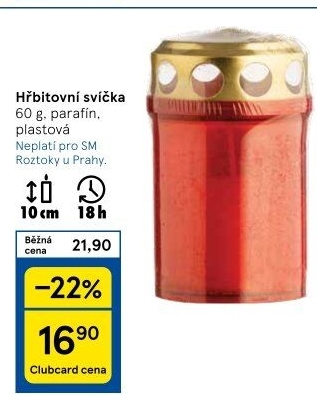 Svíčky hřbitovní