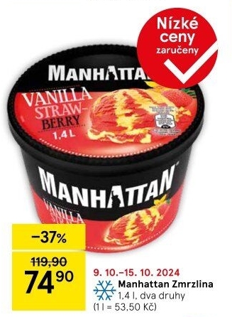 Zmrzlina v kelímku Manhattan Nestlé