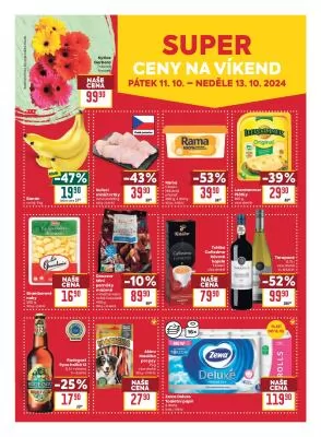 akční leták BILLA 9.10.2024-15.10.2024