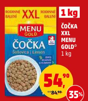Čočka Menu Gold