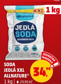 Jedlá soda Allnature