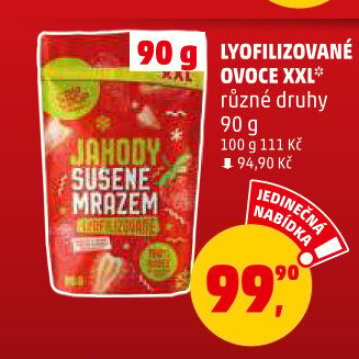 Mrazem sušené ovoce Crip Crop