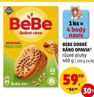 Sušenky BeBe Dobré ráno Opavia