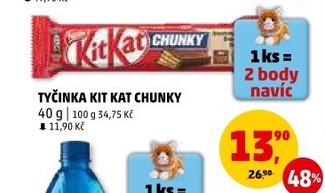 Tyčinka Chunky Kit Kat Nestlé