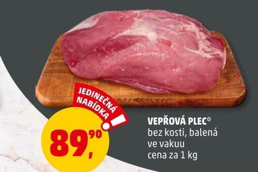 Vepřová plec bez kosti