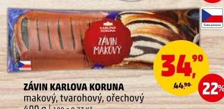 Závin Karlova Koruna