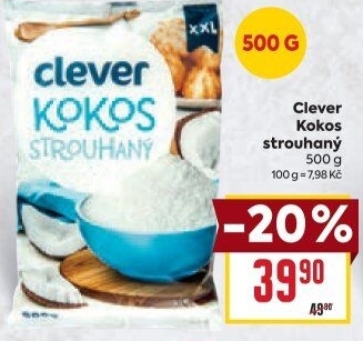 Kokos strouhaný Clever