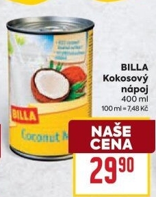 Kokosové mléko Billa