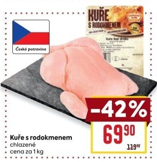 Kuře s rodokmenem Vodňanské kuře
