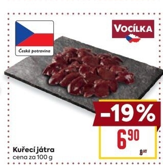 Kuřecí játra Vocílka
