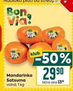 Mandarinky Billa Bonvia