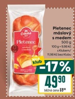 Pletenec máslový Odkolek