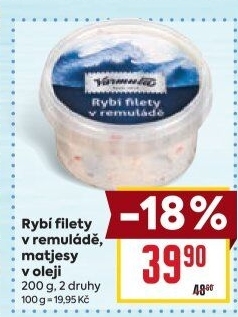 Rybí filety v remuládě Varmuža
