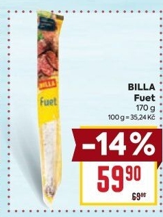 Salám Fuet Billa