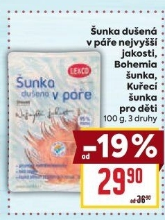 Šunka dušená nejvyšší jakosti LE&amp