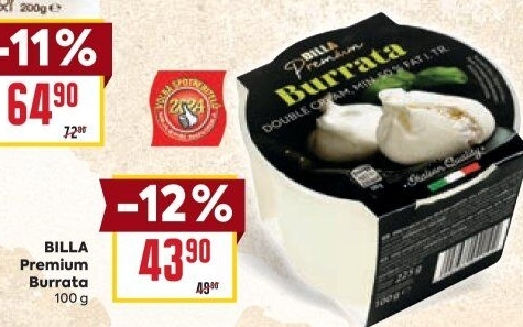 Sýr Burratta Billa Premium