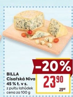 Sýr Niva císařská 45% Billa