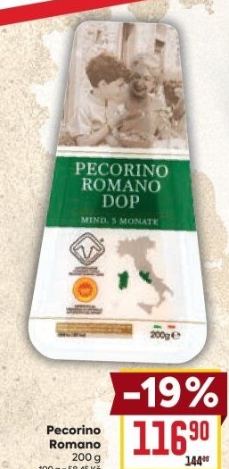 Sýr Pecorino Romano DOP