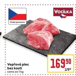 Vepřová plec bez kosti Vocílka