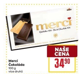 Čokoláda Merci