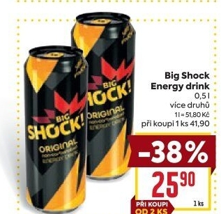 Energetický nápoj Big Shock