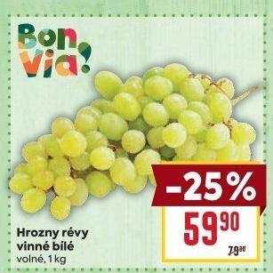 Hrozny bílé Billa Bonvia