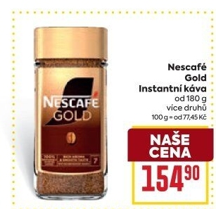Instantní kávy Nescafé Gold