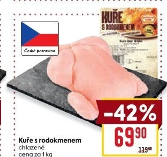 Kuře s rodokmenem Vodňanské kuře