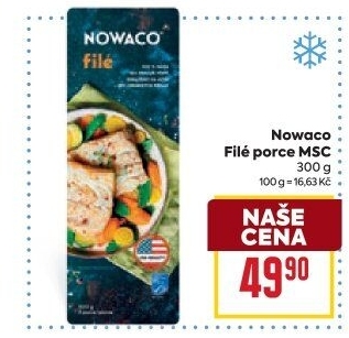 Rybí filé mražené Nowaco