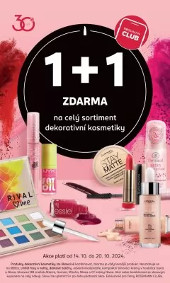akční leták ROSSMANN drogerie 9.10.2024-22.10.2024