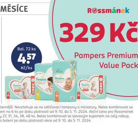 Pleny dětské Pampers Premium Care
