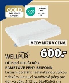 Anatomický polštář Wellpur