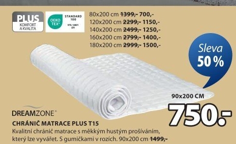Chránič matrace Dreamzone