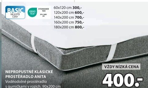 Chránič na matrace nepropustný