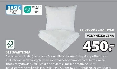 Sada přikrývka a polštář