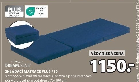 Skládací matrace Dreamzone