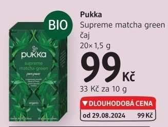 Čaj zelený bio Pukka