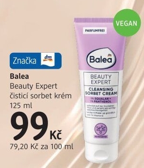 Krém pleťový čisticí sorbet Beauty Expert Balea