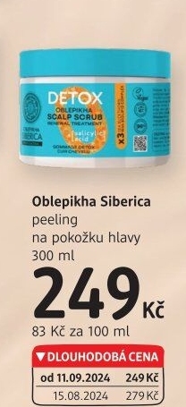 Peeling na pokožku hlavy Natura Siberica