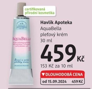 Pleťový krém AquaBella Havlík Apoteka