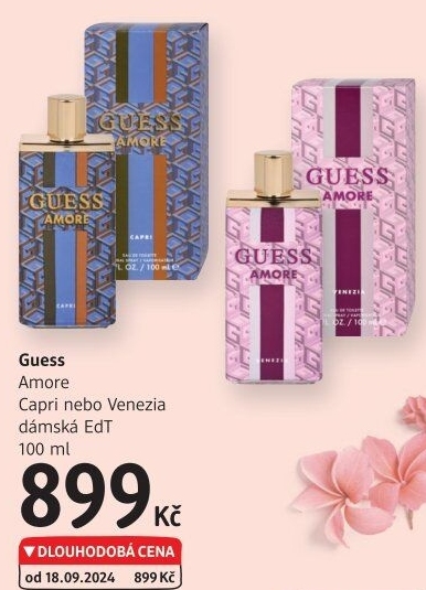 Toaletní voda dámská Amore Capri Guess