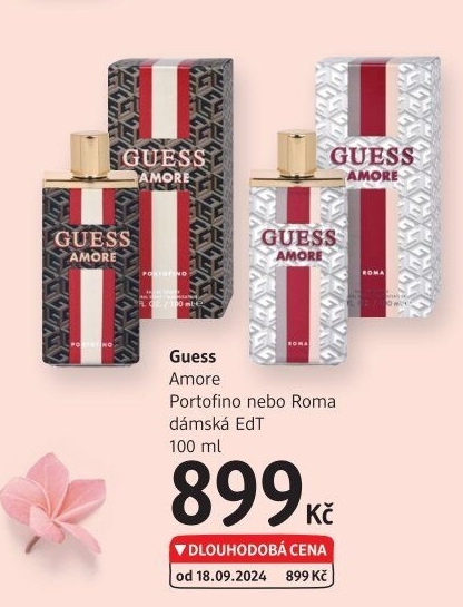 Toaletní voda dámská Amore Portofino Guess