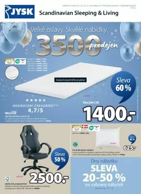 akční leták Jysk 9.10.2024-20.10.2024