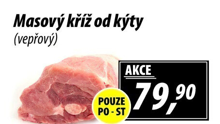 Masový kříž od kýty vepřový