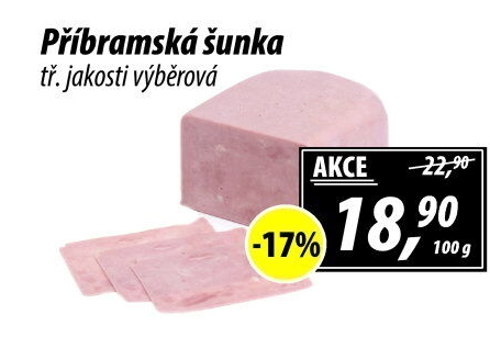 Šunka výběrová příbramská
