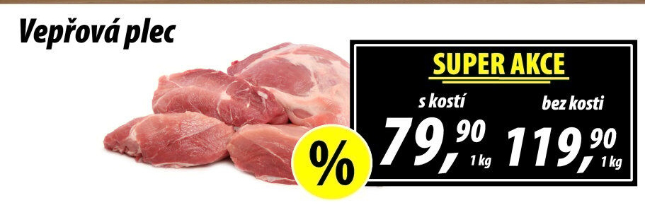 Vepřová plec s kostí